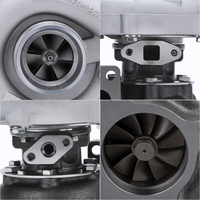MaXpeedingrods Turbocompresseur universel T3T4 T04E A/R .50 Turbine A/R. Turbocompresseur à bride T3 63 400+HP