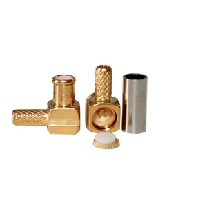 MCX-C-JW1.5 mcx nam góc phải jack mcx nam uốn RF Kết nối đồng trục cho rg316 RG174 cáp thông tin liên lạc - Product Image 4