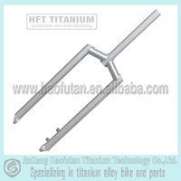 Fourche Ti avec tige de 1 pouce et tube de tête ID 30mm de supports d'affichage de cadre 700C cadre de route aero titane cadre de fourche vtt 29