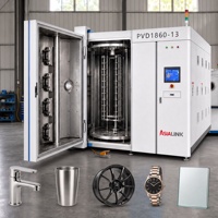 Machine de placage ionique sous vide AsiaLink, équipement de revêtement PVD, pompe PLC pour système de placage ionique multi-arc automatique/semi-automatique