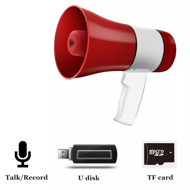 Talking Battery Megafon profesional Difuzor wireless Mini Megafoane mici din plastic