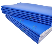 Cahier A5 bleu à couverture souple 96 pages papier sans bois pour cahier d'exercices des étudiants du marché du Kazakhstan