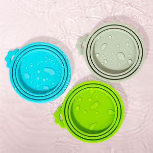 Couvercles de boîtes de conserve en silicone de taille standard sans Bpa pour chiens et chats - Product Image 3