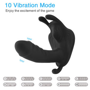 Sexshop <span class=keywords><strong>en</strong></span> <span class=keywords><strong>ligne</strong></span> Jouets sexuels Culotte vibrante avec gode puissant Bruit silencieux Culotte vibrante portable pour femmes - Product Image 2