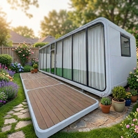 Cabane de luxe Apple, maisonnette préfabriquée, maison capsule modulaire pour hôtel de villégiature, Airbnb, glamping, espace de vie mobile, directement de l'usine