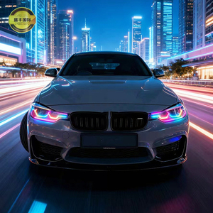 Gen 3 Iconic Crystal Angel Eyes para BMW LED RGB Chasing Headlight Car Retrofit con señal de giro Halo Rings New Condition - Product Image 4