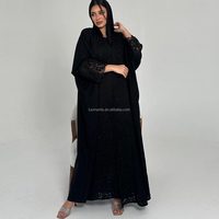 Fabricant d'Abaya, Abaya sur mesure, Ramadan, Noir, Dubaï, Mode musulmane, Design en dentelle, Abaya pour femmes