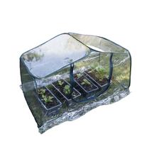 Vente en gros kits de serres extérieures préfabriquées faciles à assembler bois traité sous pression nature pliable pour le jardin domestique