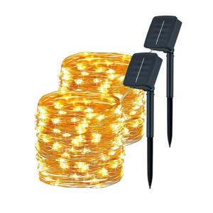 <span class=keywords><strong>Guirlande</strong></span> lumineuse <span class=keywords><strong>solaire</strong></span> LED d'extérieur <span class=keywords><strong>10m</strong></span> 100 LED IP44 étanche pour Noël et fêtes - Product Image 5