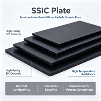 Tuyau en carbure de silicium personnalisé, polissage de surface, résistance aux hautes températures, 87 % de SiC, soudage, découpe, céramique