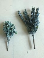 Daun Eucalyptus Plastik Buatan Grosir, Sentuhan Realistis, 5 Cabang Batang untuk Dekorasi Hari Valentine dan Wisuda