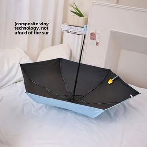 Paraguas Plegable Compacto Mini con Diseño de Pétalos Japoneses Clásicos para Niñas, Apertura Manual, Doble Uso, Protección Solar y contra la Lluvia - Product Image 4