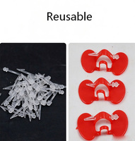 Lunettes anti-picage en plastique pour volailles – Empêche les blessures pour l'élevage en plein air et en cage