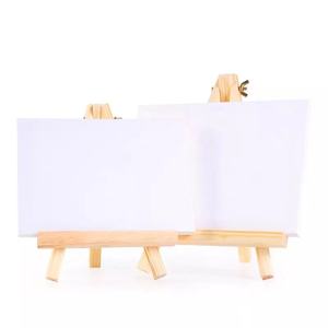 Small5x7cm, 6x8cm Mini <span class=keywords><strong>tele</strong></span> allungate piccola tela da pittura con Mini cavalletto <span class=keywords><strong>tele</strong></span> artistiche per la pittura con cavalletto da esposizione in legno - Product Image 6
