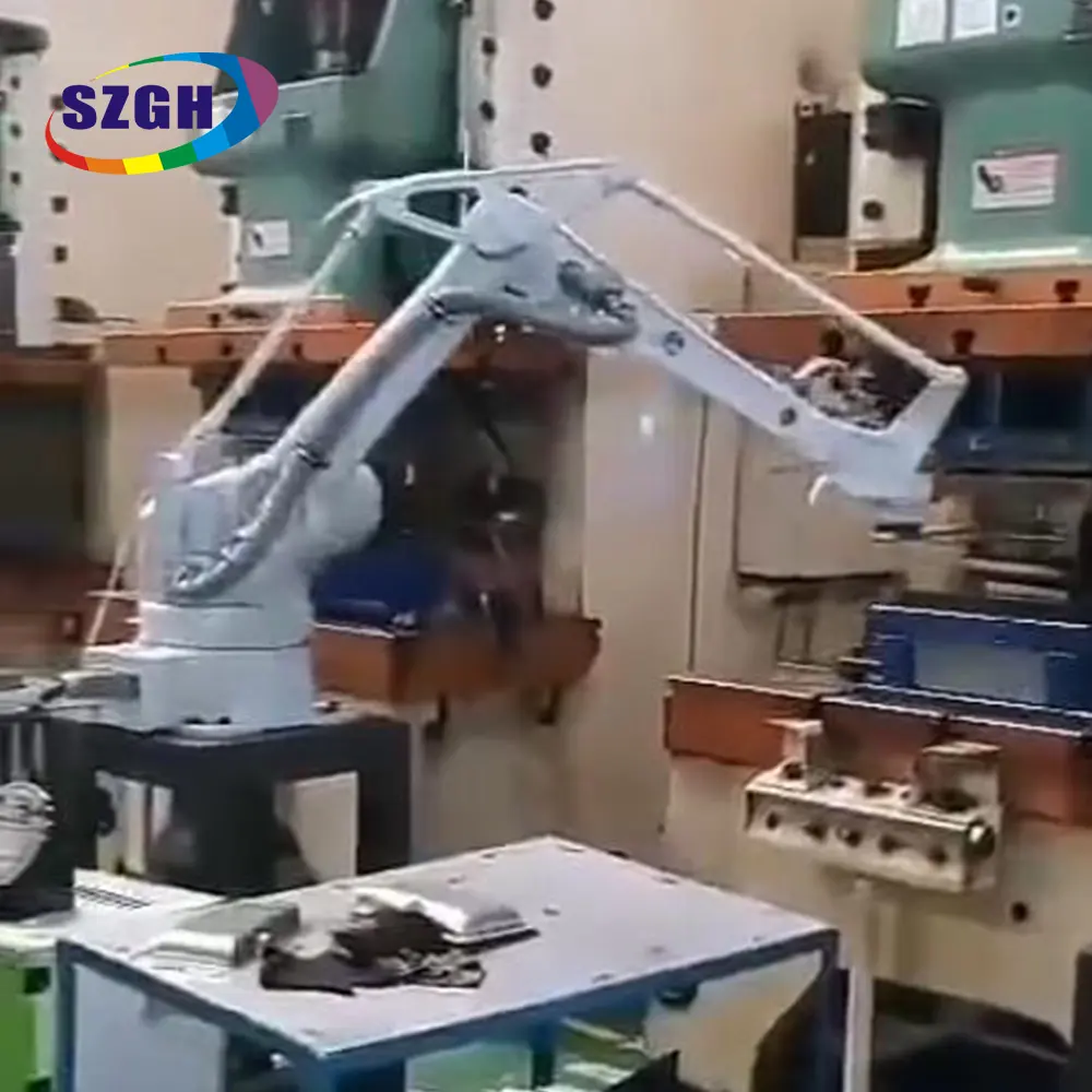 6 eksenli dikey paletleme robotik otomatik yükleme Pick ve yer endüstriyel seçici Robot kol manipülatör