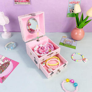 Jewelry Storage <strong>Box</strong> Organizer <strong>Earrings</strong> Jewelry <strong>Box</strong> Anastasia Music <strong>Box</strong> With Necklace for Gifting - Product Image 2
