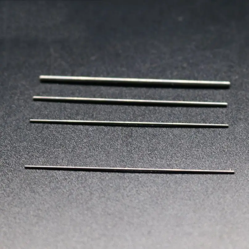 Pin Pelubang Presisi Pin Pengukur Karbida Tungsten Diameter Kecil 0.03Mm 0.04Mm 0.05Mm