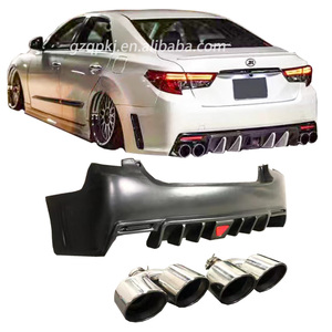 Bộ body kit <span class=keywords><strong>Toyota</strong></span> <span class=keywords><strong>MARK</strong></span> <span class=keywords><strong>X</strong></span> phiên bản GS, cản sau kiểu Lip Bumper After <span class=keywords><strong>Diffuser</strong></span>, dành cho năm 2005-2014 - Product Image 1