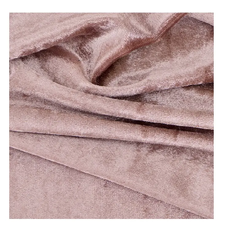 DTY kain Sofa sikat mengkilap kristal es kain beludru hancur untuk mebel tekstil