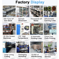 Boîte en étain personnalisée avec logo, directement du fabricant OEM, plusieurs tailles disponibles, moule prêt, solution de stockage vide, emballage métallique, étui en étain