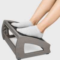 Repose-pieds en HDPE durable, résistant aux intempéries, aspect bois, écologique, contemporain, inclinable, pour la maison, la chambre et le bureau