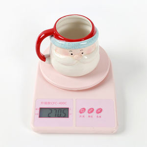 Nouvelle arrivée décoration de noël mignon père noël tasse en céramique tasse à lait pour noël décoration de la maison - Product Image 4