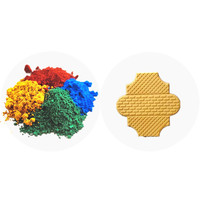 Poudre jaune de couleur d'oxyde fe2o3 pour finisseur