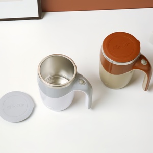 แก้วผสมอัตโนมัติปรับแต่งโลโก้ได้ มาตรฐานอาหาร ได้รับการรับรอง CE, FCA เหมาะสำหรับกาแฟและนม - Product Image 2