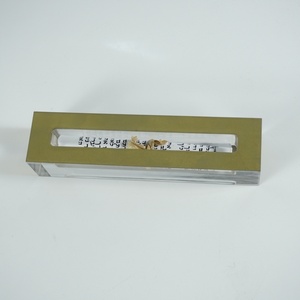 Wholesale Custom Clear Acrylic Lucite Mezuzah Case <b>Display</b> <b>Rack</b> Customizable Color for Judaica Mezuzah Holder - Product Image 1