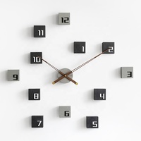 Horloges murales en cuivre EMITDOOG pour la décoration de la maison, horloge murale moderne de grande taille, horloge en métal de luxe, mécanisme à quartz, art 3D