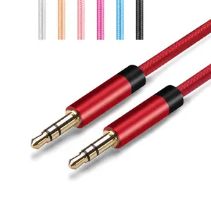 3.5 ses kablosu 3.5MM ses Stereo araba Aux kablosu 3.5MM Jack ses uzatma kablosu