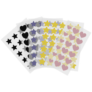 Patchs anti-acné colorés en forme de cœur, fins et respirants, pour peaux grasses et mixtes - Product Image 1