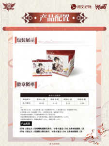 Vente en gros Anime Yuewen the King's <span class=keywords><strong>Avatar</strong></span> Série Animaux Auspicieux : Collection de badges en boîte mystère et jeu de cartes à collectionner mystère - Product Image 4
