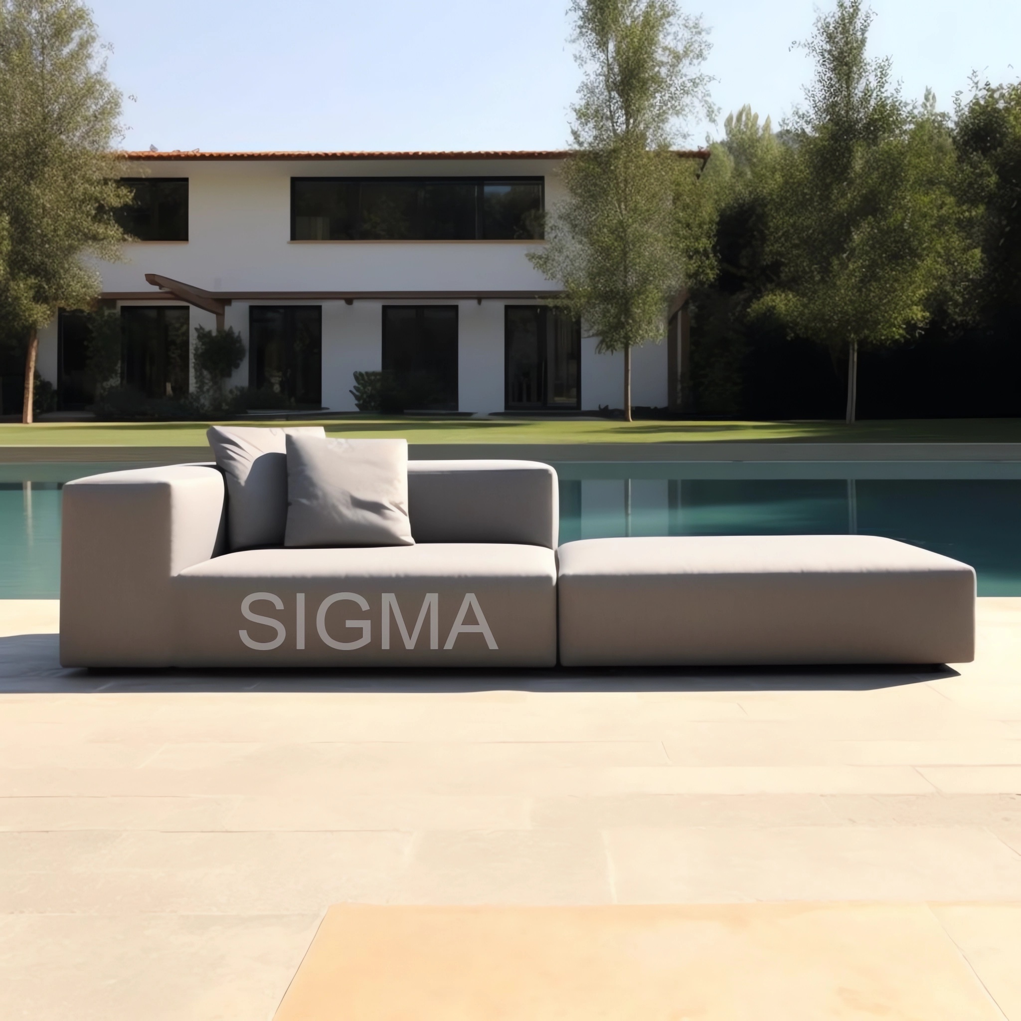 Sigma Popular Outdoor Upholstery Sofa Outdoor Sofa Set Garden Furniture