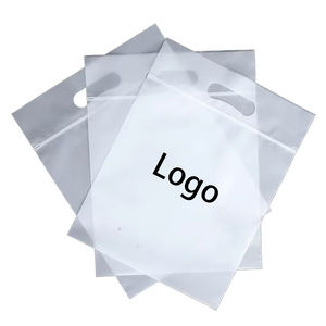 ถุงซิปล็อคพลาสติก PE แบบพิมพ์ลายตามสั่งสำหรับขายส่ง  แบบฝ้า  ปิดผนึกได้  สำหรับบรรจุภัณฑ์เสื้อผ้า  พร้อมพื้นผิวลายนูน - Product Image 1