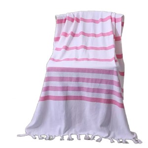 Serviette de plage turque Fan Xin 100x180cm en coton pur, séchage rapide, personnalisable pour le sport et les voyages - Product Image 3