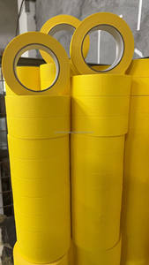 Cinta de Enmascarar Automotriz de Papel Crepé Acrílico Morado Premium, Adhesivo en Aerosol de 110-130 Grados, Revestimiento Plástico para Repintado de Autos y Barcos - Product Image 5