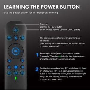 Control Remoto por Voz con Air Mouse Retroiluminado 2.4G WiFi/BT5.0 - Compatible con Nvidia Shield, PC, Proyector, Android <span class=keywords><strong>TV</strong></span> <span class=keywords><strong>Box</strong></span> HTPC G60S Pro - Product Image 2