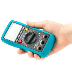 Multímetro digital con pantalla LCD, probador de corriente de voltaje AC/DC, capacitancia de temperatura, batería manual, rango automático - Product Image 3