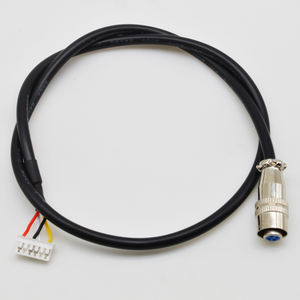 สายไฟพาวเวอร์ซัพพลายแบบยืดหยุ่นสูง 2 5 พิน ขั้วต่อแบบตัวผู้/ตัวเมีย ผลิตตามสั่งจากโรงงาน ปลั๊กแบบอากาศยานสำหรับรถจักรยานยนต์ - Product Image 4