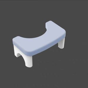 Chaise de toilette pliable antidérapante pour personnes âgées avec marchepied et siège à roulettes pour WC - Product Image 5