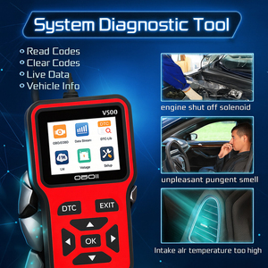 Nhà Máy Giá V500 OBD2 Scanner phổ tự động công cụ Chẩn đoán để kiểm tra động cơ mã lỗi EOBD Reader cho xe ô tô - Product Image 4