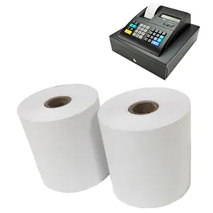 Rollo de papel térmico Jumbo para impresora de caja registradora ATM/POS, fabricante directo al por mayor