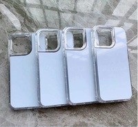 Haute Qualité 3in1 TPU PC 3D Blancs Personnalisés Clair Sublimation Téléphone Cas pour iPhone pour Samsung pour Xiaomi