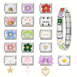 Italian DIY Module Dream Stitching <b>Bracelet</b> Accessory Creative Fashion Charm Jewelry Patch for Cross-Border Jewelry Design - Product Image 4