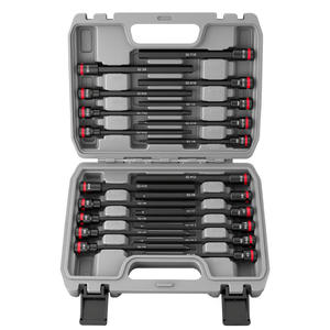 ชุดประแจหกเหลี่ยมแบบยาว 3/8 นิ้ว 20 ชิ้น รุ่น Pro สำหรับงานอุตสาหกรรม พร้อมชุดหัวไขควงด้ามตรง - Product Image 2