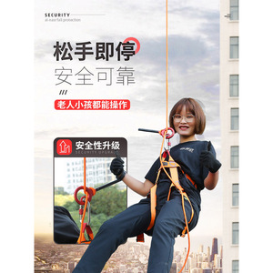 High Rise Escape Rope Kit 8mm 10mm Fiberglass Portable Fire Safety Descent Device For Home Emergency Rescue - Product Image 1