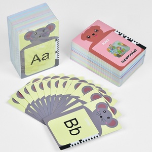 Cartes flash personnalisées pour enfants de 2 à 6 ans pour apprendre les couleurs et les nombres Alphabet animaux éducatifs pour l'apprentissage préscolaire - Product Image 4