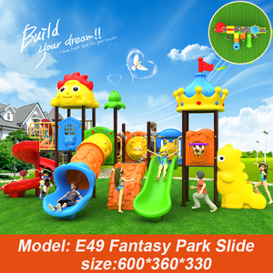 חדש גן משחקים חיצוני מפלסטיק, מגלשת פלסטיק אחת לגינות מגורים ואזורי משחק בית פרטי - Product Image 2