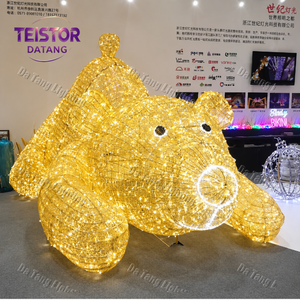 Décorations lumineuses LED de Noël en gros, motif bonhomme de neige et ours, pour affichages commerciaux extérieurs de fêtes - Product Image 5